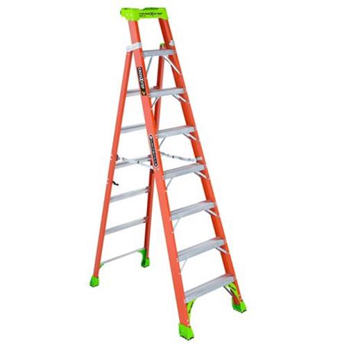 Picture of Louisville 4' Cross Step FXS1500 Extra Heavy Duty Fibreglass Step-to-Shelf Ladder
