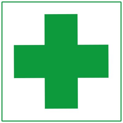 Picture of First Aid Cross Decal - 2" x 2"