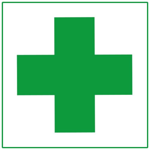 Picture of First Aid Cross Decal - 2" x 2"