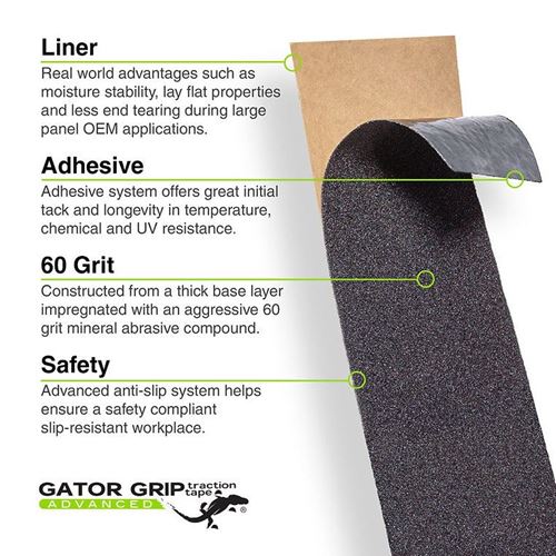 Gator Grip® Premium Grade AntiSlip Tape MacMor Industries