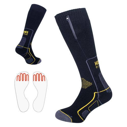 Black Squid Comfomedic Battery Heated Socks for Men Women
