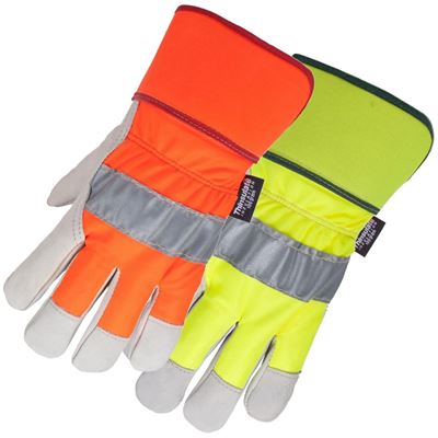 Picture of Horizon® Hi-Vis Cowhide One-Piece Thinsulate™ Lined Work Gloves