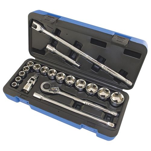 Picture of JET SAE Socket Wrench Set - 6 Point - 20 Pieces