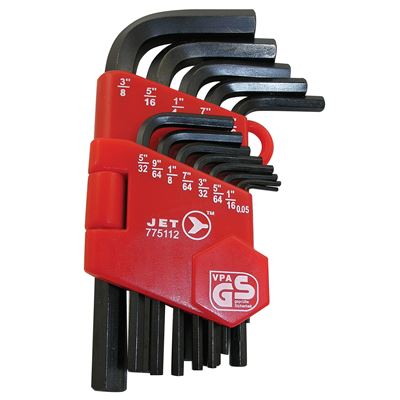 Picture of JET SAE Short Arm Hex Key Set - 13 Piece