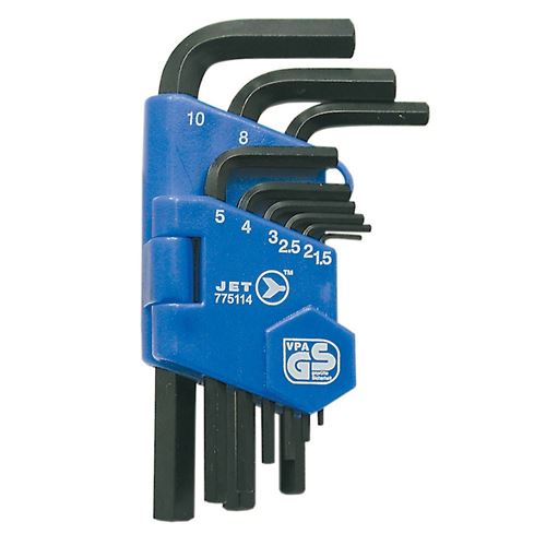 Picture of JET Metric Short Arm Hex Key Set - 9 Piece