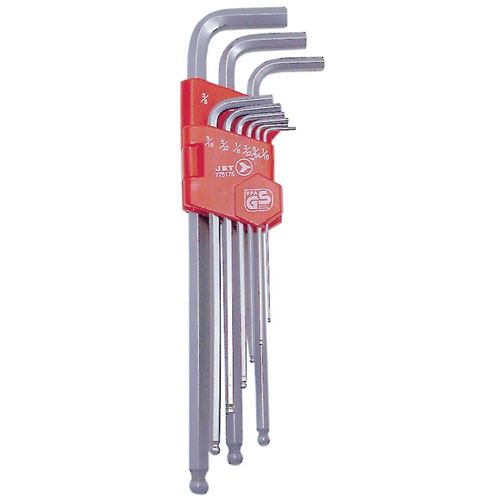 Picture of JET SAE Extra Long Ball Nose Hex Key Set - 9 Piece