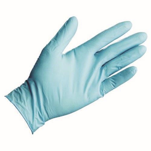 Picture of Kimberly-Clark KleenGuard G10 Blue Nitrile Gloves - Small