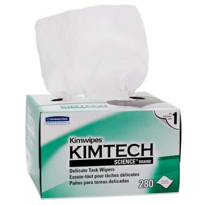 Picture of Kimberly-Clark Kimwipes White Delicate Task Wipers
