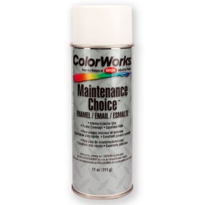 Picture of Krylon® Industrial ColorWorks™ Maintenance Choice™ Enamel Aerosol - Flat White