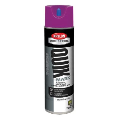 Picture of Krylon® Quik-Mark™ Solvent-Based Inverted Marking Paint - Fluorescent Purple