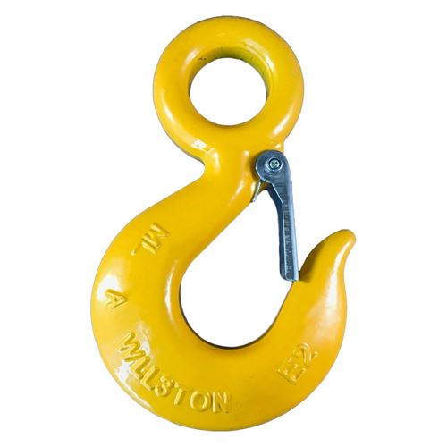 Picture of Macline 1-1/2 Alloy Steel Eye Hoist Hooks with Latch