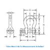 Picture of Macline 1/4" Screw Pin Anchor Shackles