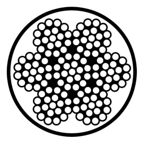 Picture of Macline 7x19 Clear PVC Coated Aircraft Cable - Bulk