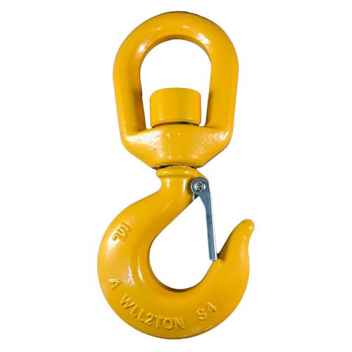 Macline Alloy Steel Swivel Eye Hoist Hooks With Latch Macmor Industries