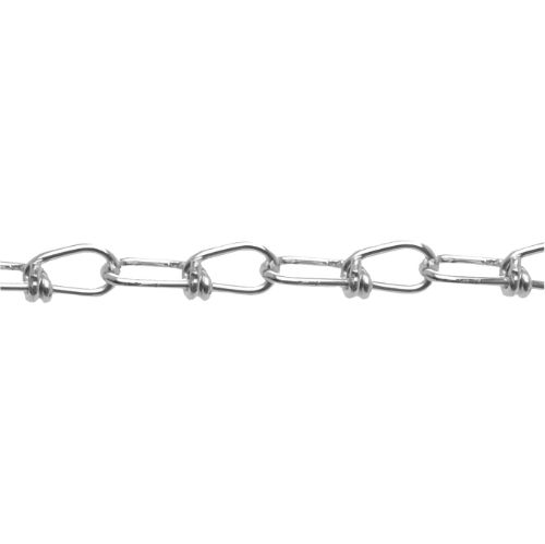 Picture of Macline Size 3 Zinc Plated Double Loop (Tenso) Chain - 250' Reel