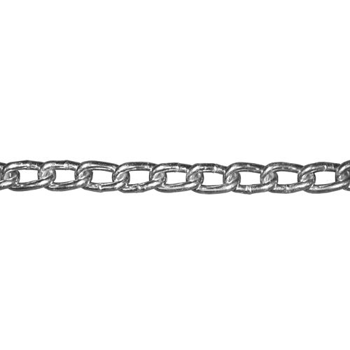Picture of Macline Size 2/0 Zinc Plated Twist Link Machine Chain - 75' Reel