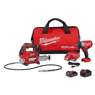 Picture of Milwaukee® M18 FUEL™ 1/2" High Torque Impact Wrench with Friction Ring  and Grease Gun Kit