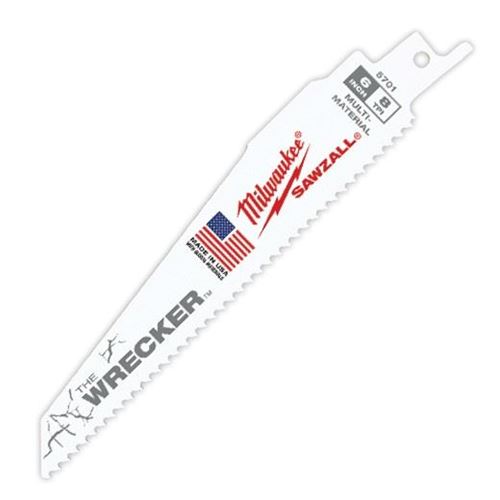 Picture of Milwaukee® 9" The Wrecker™ Multi-Material SAWZALL® Blades - 8 TPI