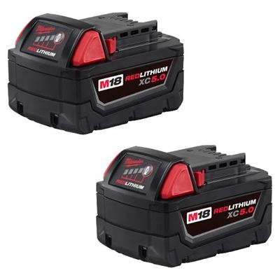 Picture of Milwaukee® M18™ REDLITHIUM™ XC5.0 Extended Capacity Battery Two Pack