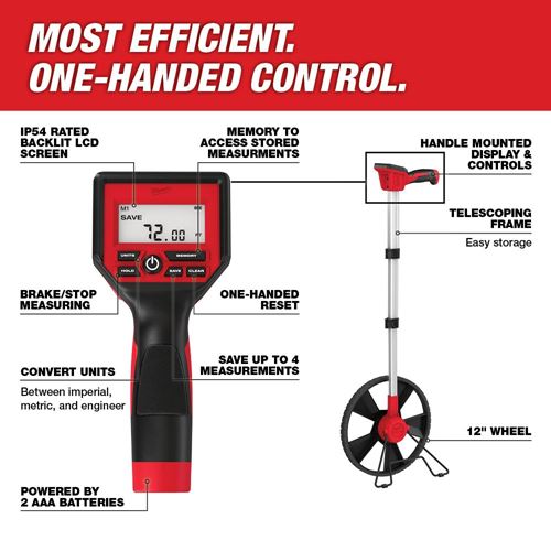 Milwaukee® 12" Digital Measuring Wheel MacMor Industries