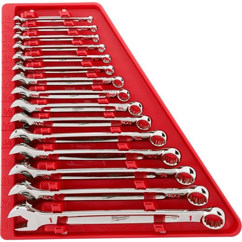 Milwaukee 15 Piece Combination Wrench Set SAE MacMor Industries