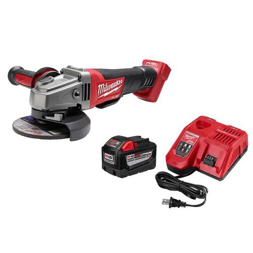 Picture of Milwaukee® M18™ REDLITHIUM™ 9.0AH Battery Starter Kit with M18 FUEL™ 4-1/2" / 5" Grinder