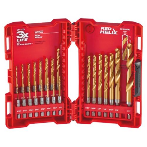 Picture of Milwaukee® 23 Piece Titanium Coated SHOCKWAVE™ Hex Drill Bit Sets