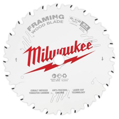 Picture of Milwaukee® 6-1/2" Circular Saw Metal Cutting Blade - 24 TPI