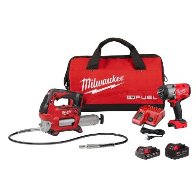 Picture of Milwaukee® M18 FUEL™ 1/2" High Torque Impact Wrench with Friction Ring  and Grease Gun Kit