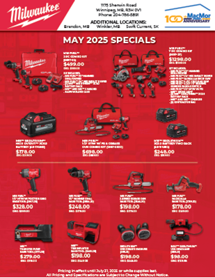 Picture for Milwaukee May 2025 Specials Flyer