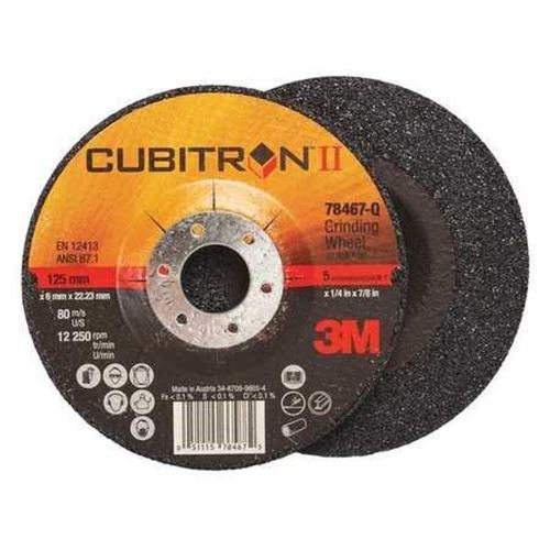 Picture of 3M™ Cubitron™ II T27 Grinding Wheels - 5" x 1/4" x 7/8"
