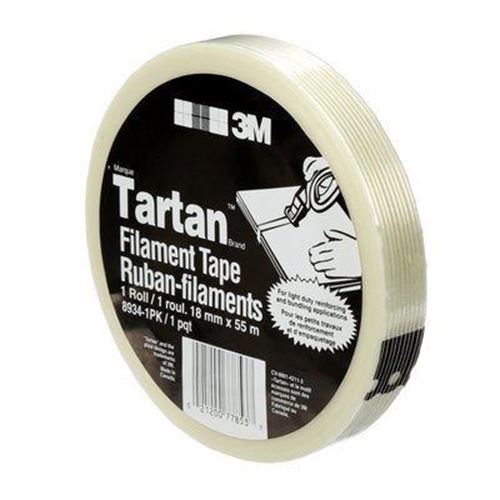 3M™ Tartan™ Clear Filament Tape 18mm x 55M MacMor Industries