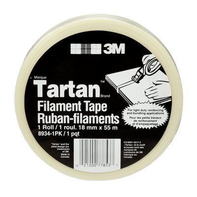 Picture of 3M™ Tartan™ Clear Filament Tape - 18mm x 55M