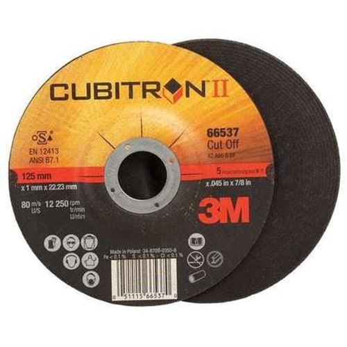 Picture of 3M™ Cubitron™ II T27 Cut-Off Wheels - 5" x .045" x 7/8"