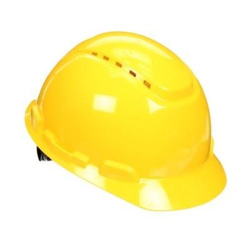 Picture of 3M™ Yellow 700 Series Type 1 Vented Hard Hat - Ratchet Suspension