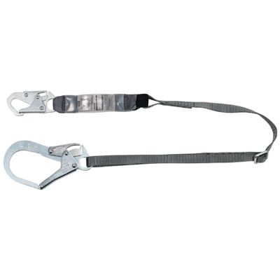 Picture of MSA 6' V-Series Single-Leg Adjustable Energy-Absorbing Lanyard - Large Rebar Hook