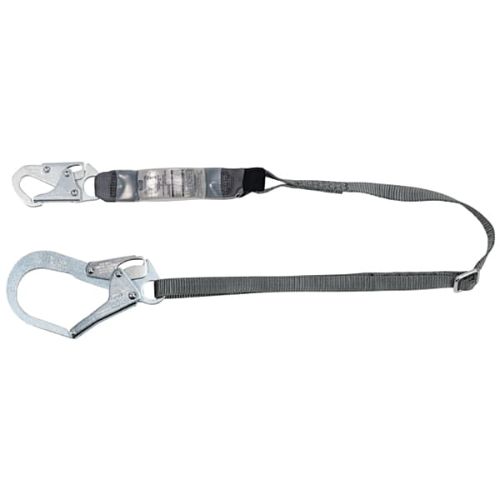 Picture of MSA 6' V-Series Single-Leg Adjustable Energy-Absorbing Lanyard - Large Rebar Hook
