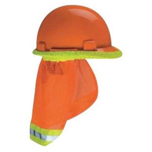 Picture of MSA Orange Hard Hat SunShade