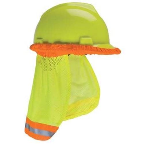 Picture of MSA Yellow-Green Hard Hat SunShade