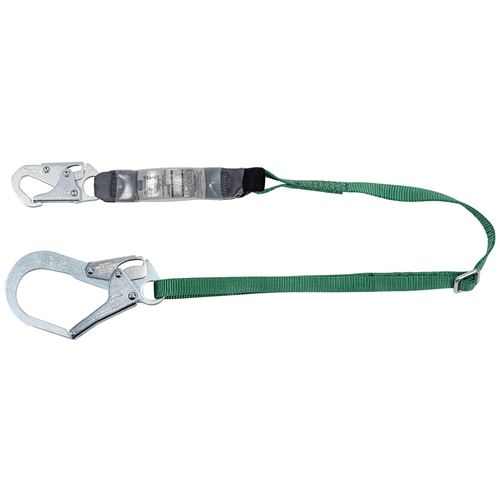 Picture of MSA 6' V-Series Single-Leg Adjustable Energy-Absorbing Lanyard - Large Rebar Hook