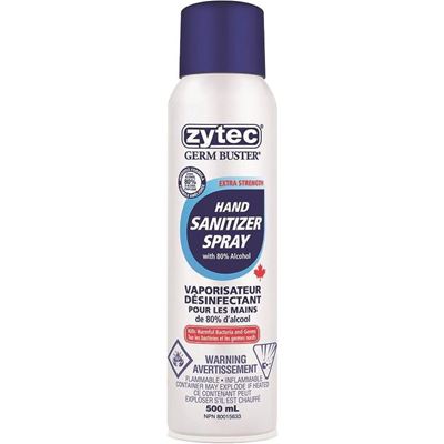 Picture of Zytec® Germ Buster® Pro Hand Sanitizer Spray - 80% Alcohol - 500ml