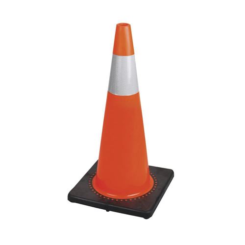 Picture of Pioneer® Premium PVC Flexible Orange Safety Cones with 4" Reflective Collar