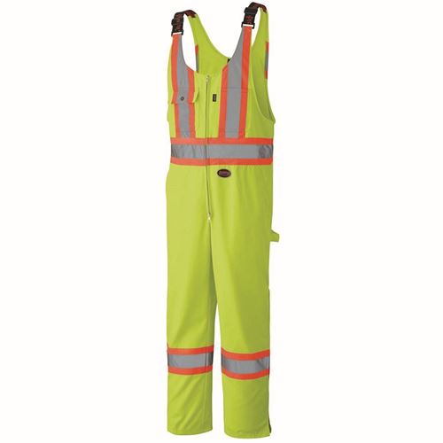 Picture of Pioneer® 6619 Hi-Viz Yellow Safety Poly/Cotton Overall