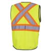 Picture of Pioneer® 6959 Polyester Zipper Yellow Safety Vests