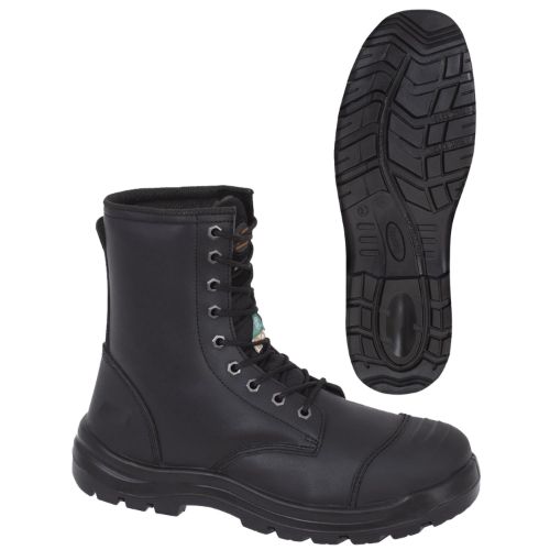 Picture of Pioneer® 8" Black Leather Work Boots