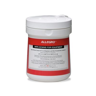 Picture of Allegro Respirator Cleaning Wipes - BZK/Isopropyl Alcohol