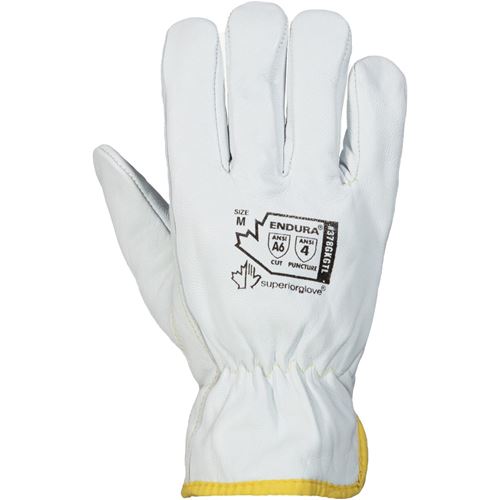 Picture of Superior Glove Endura® Goatskin Winter-Lined Cut Resistant Driver Gloves - Medium