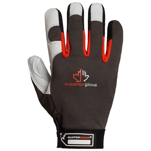 Picture of Superior Glove Clutch Gear® Goatskin Mechanics Gloves - Large