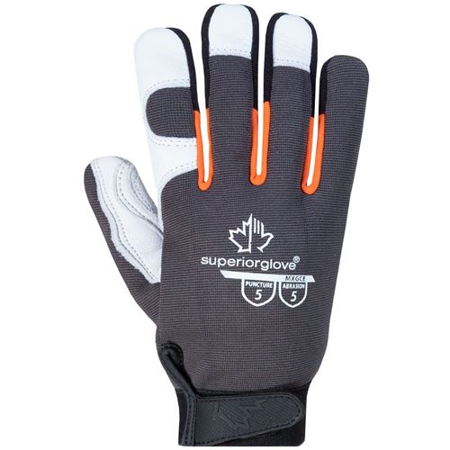 Picture of Superior Glove Clutch Gear® Goatskin Mechanics Gloves - Medium