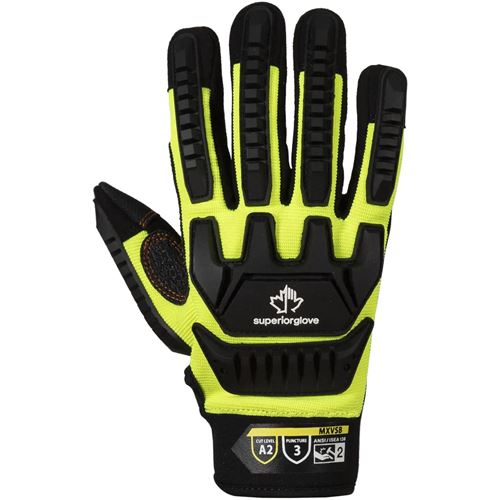 Picture of Superior Glove Clutch Gear® Anti-Impact Mechanics Gloves - Medium